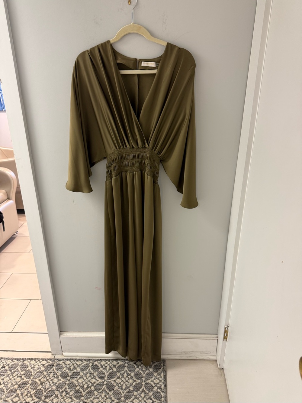 Ramy Brook Olive Green Surplice pant suit
